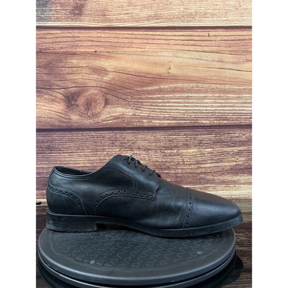 Cole Haan Grand.OS Men’s Jefferson Cap Toe Oxford Black Leather C23789 Size 10.5 - Picture 5 of 9